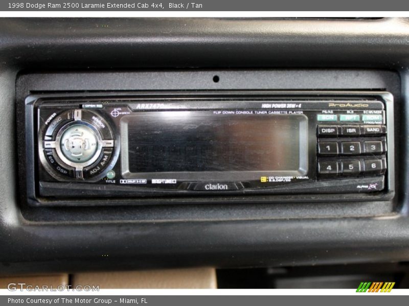 Black / Tan 1998 Dodge Ram 2500 Laramie Extended Cab 4x4