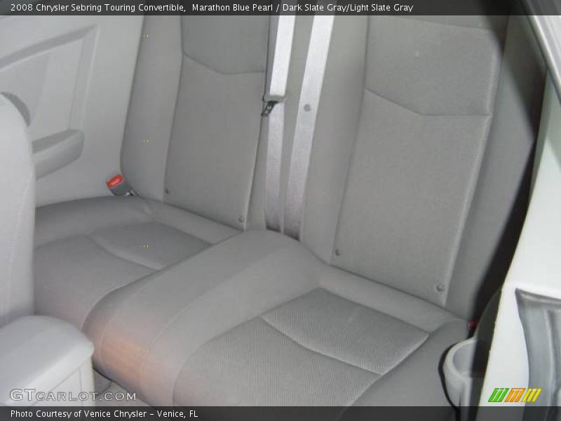 Marathon Blue Pearl / Dark Slate Gray/Light Slate Gray 2008 Chrysler Sebring Touring Convertible