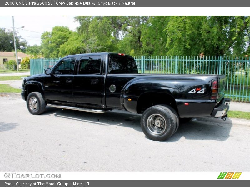 Onyx Black / Neutral 2006 GMC Sierra 3500 SLT Crew Cab 4x4 Dually