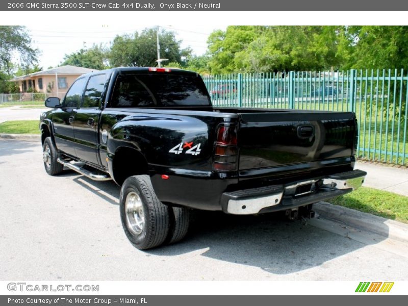 Onyx Black / Neutral 2006 GMC Sierra 3500 SLT Crew Cab 4x4 Dually