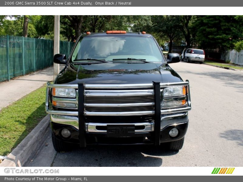 Onyx Black / Neutral 2006 GMC Sierra 3500 SLT Crew Cab 4x4 Dually