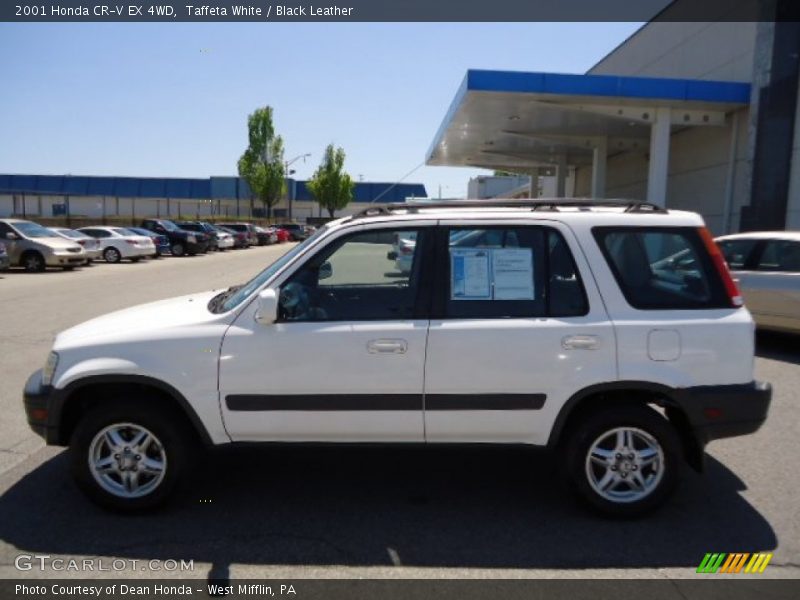 Taffeta White / Black Leather 2001 Honda CR-V EX 4WD