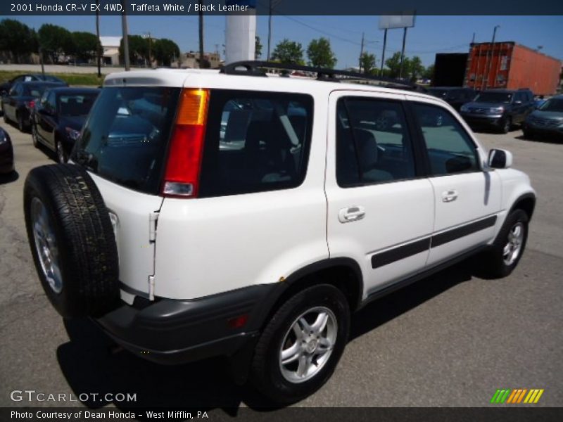 Taffeta White / Black Leather 2001 Honda CR-V EX 4WD