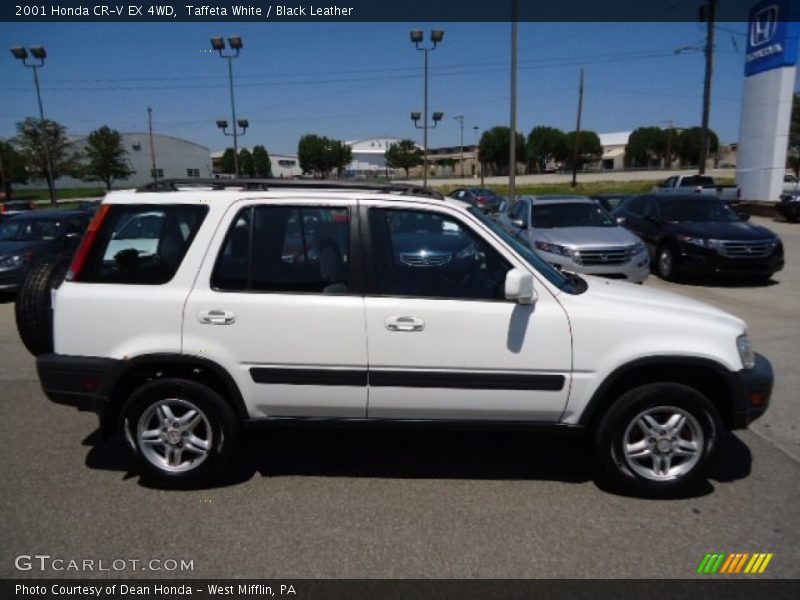 Taffeta White / Black Leather 2001 Honda CR-V EX 4WD