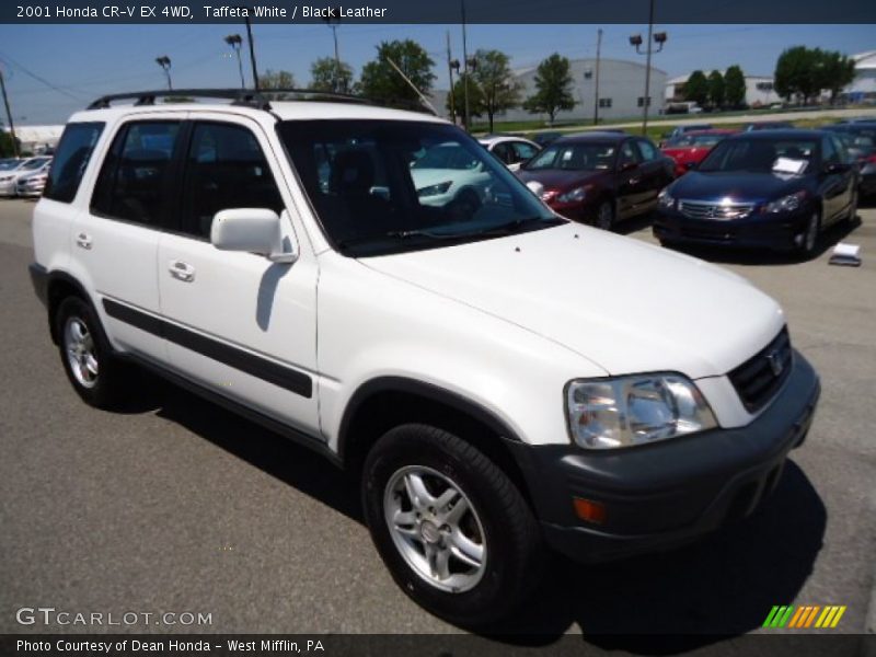 Taffeta White / Black Leather 2001 Honda CR-V EX 4WD