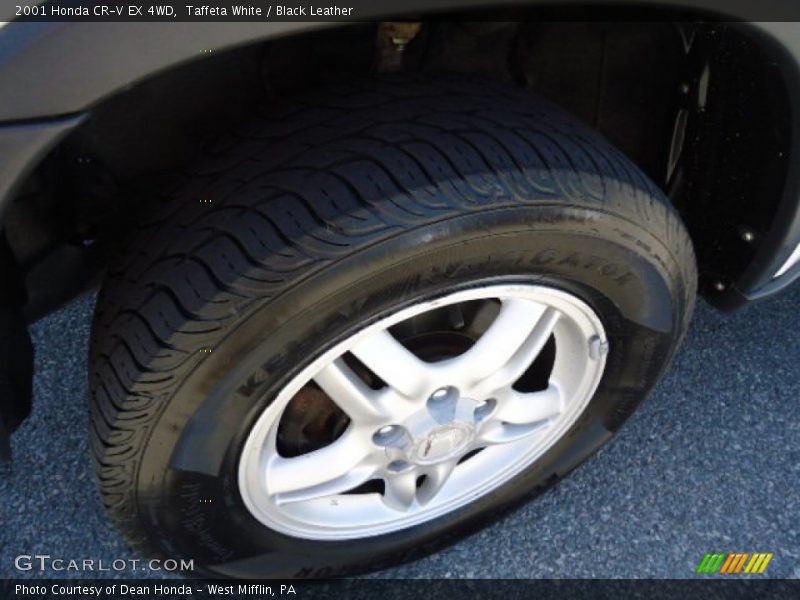 Taffeta White / Black Leather 2001 Honda CR-V EX 4WD