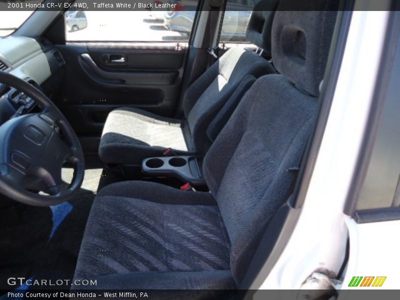 Taffeta White / Black Leather 2001 Honda CR-V EX 4WD