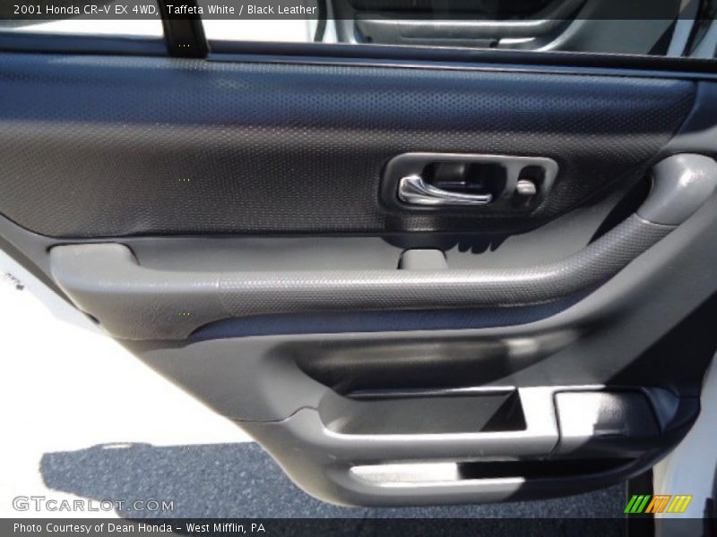 Taffeta White / Black Leather 2001 Honda CR-V EX 4WD