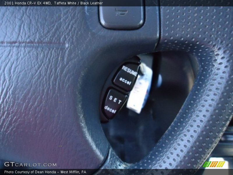 Taffeta White / Black Leather 2001 Honda CR-V EX 4WD