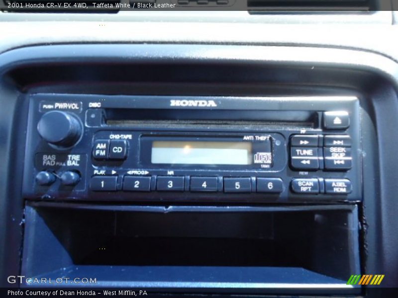 Taffeta White / Black Leather 2001 Honda CR-V EX 4WD
