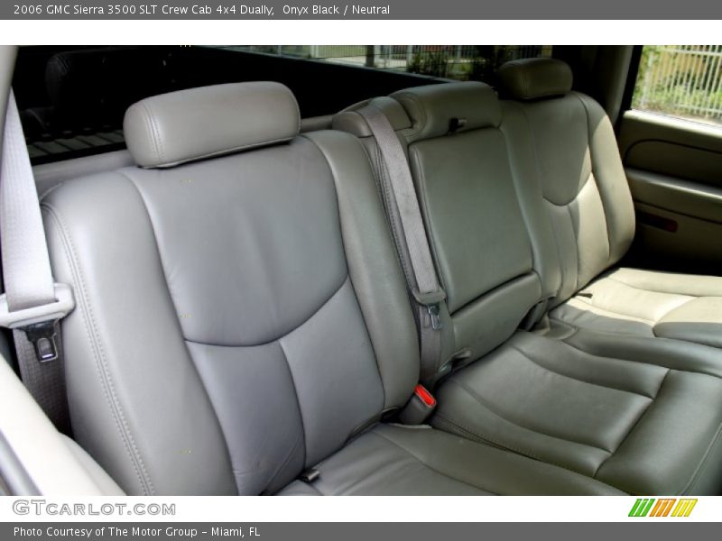 Onyx Black / Neutral 2006 GMC Sierra 3500 SLT Crew Cab 4x4 Dually