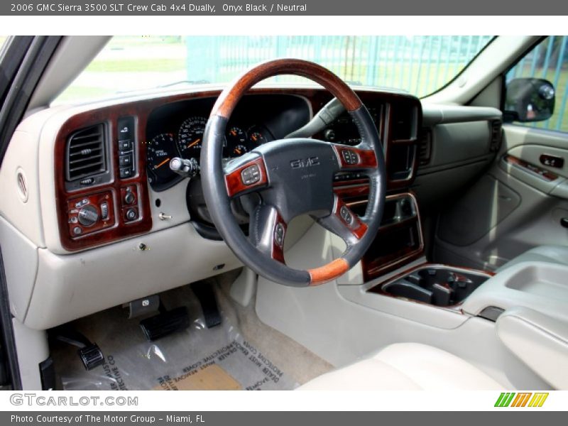 Onyx Black / Neutral 2006 GMC Sierra 3500 SLT Crew Cab 4x4 Dually