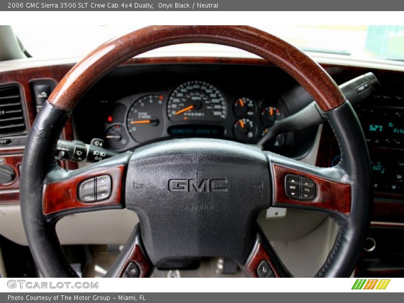 Onyx Black / Neutral 2006 GMC Sierra 3500 SLT Crew Cab 4x4 Dually