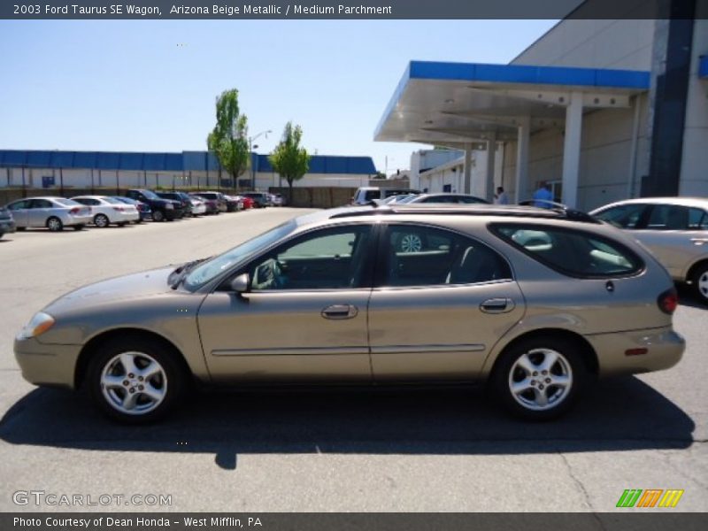 Arizona Beige Metallic / Medium Parchment 2003 Ford Taurus SE Wagon