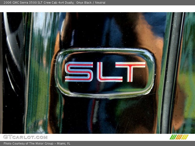 Onyx Black / Neutral 2006 GMC Sierra 3500 SLT Crew Cab 4x4 Dually