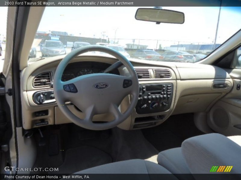 Arizona Beige Metallic / Medium Parchment 2003 Ford Taurus SE Wagon