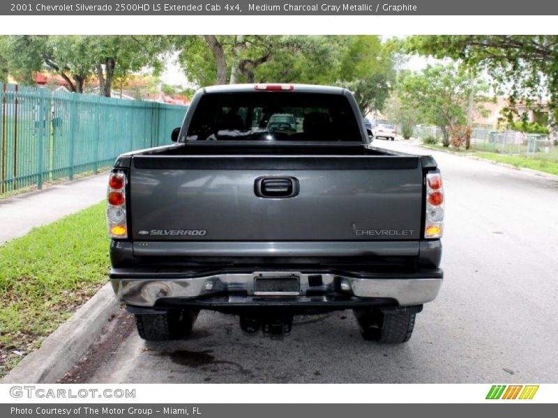 Medium Charcoal Gray Metallic / Graphite 2001 Chevrolet Silverado 2500HD LS Extended Cab 4x4