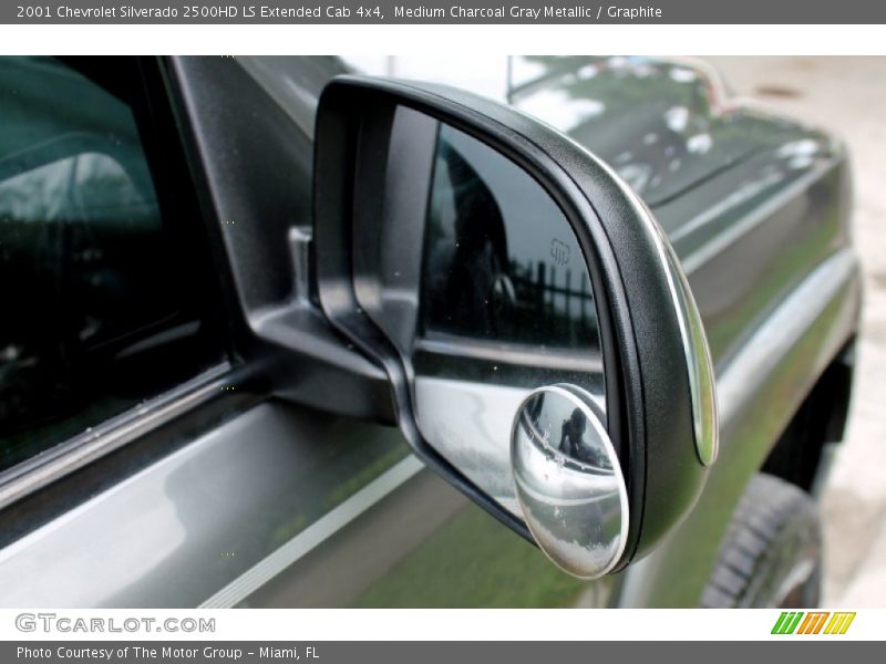 Medium Charcoal Gray Metallic / Graphite 2001 Chevrolet Silverado 2500HD LS Extended Cab 4x4