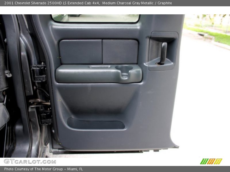 Medium Charcoal Gray Metallic / Graphite 2001 Chevrolet Silverado 2500HD LS Extended Cab 4x4