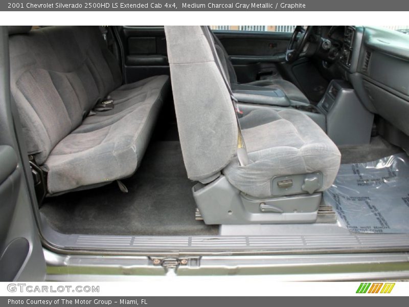 Medium Charcoal Gray Metallic / Graphite 2001 Chevrolet Silverado 2500HD LS Extended Cab 4x4