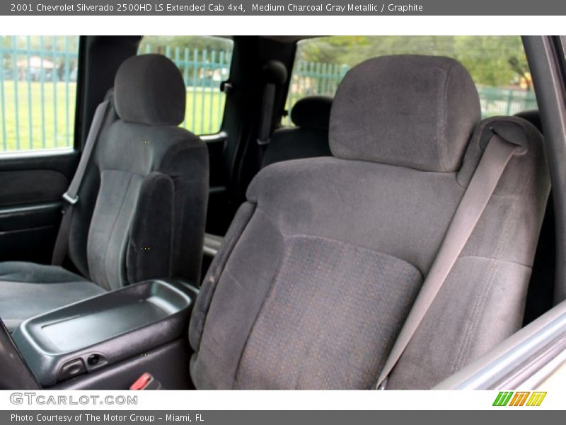 Medium Charcoal Gray Metallic / Graphite 2001 Chevrolet Silverado 2500HD LS Extended Cab 4x4