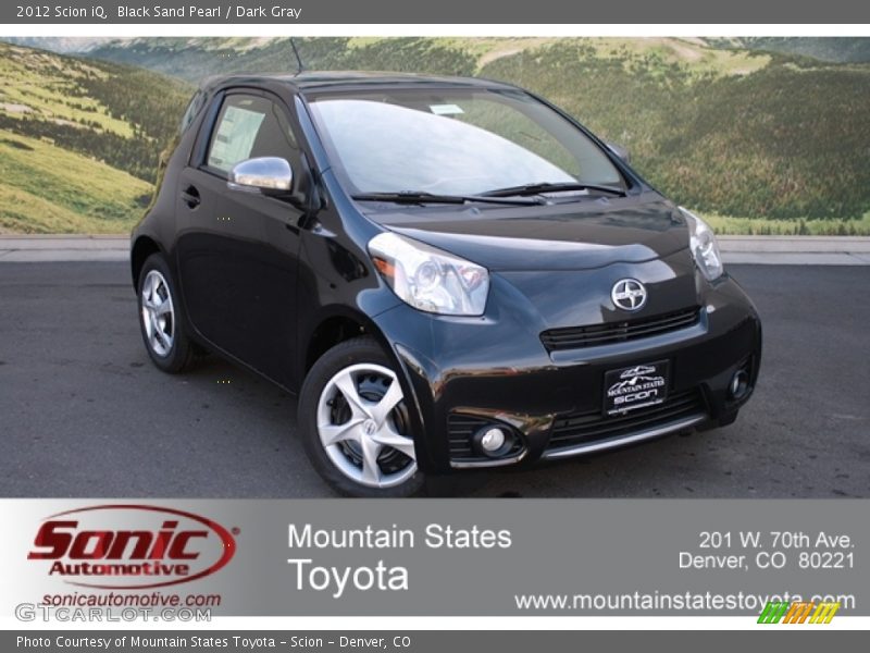 Black Sand Pearl / Dark Gray 2012 Scion iQ