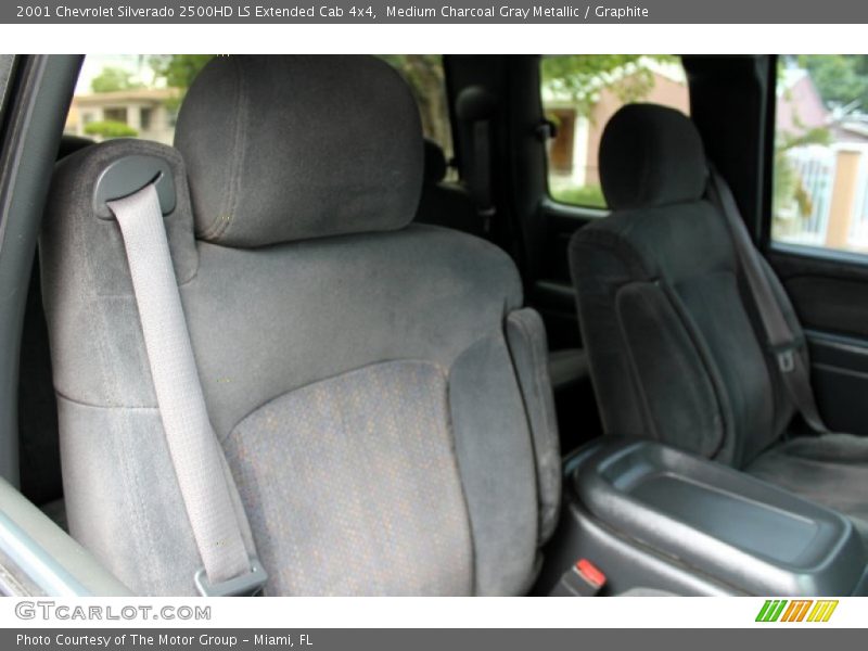 Medium Charcoal Gray Metallic / Graphite 2001 Chevrolet Silverado 2500HD LS Extended Cab 4x4