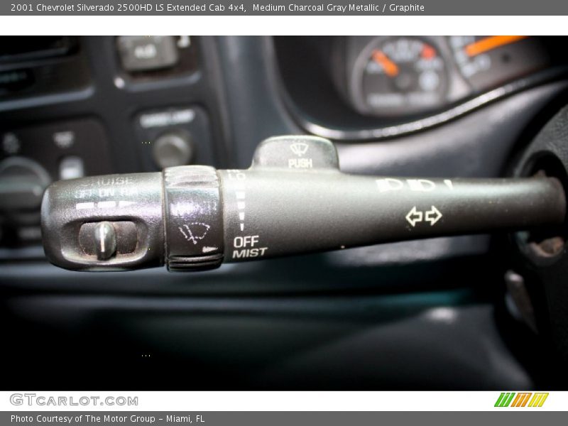 Medium Charcoal Gray Metallic / Graphite 2001 Chevrolet Silverado 2500HD LS Extended Cab 4x4
