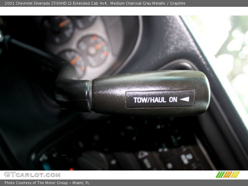 Medium Charcoal Gray Metallic / Graphite 2001 Chevrolet Silverado 2500HD LS Extended Cab 4x4