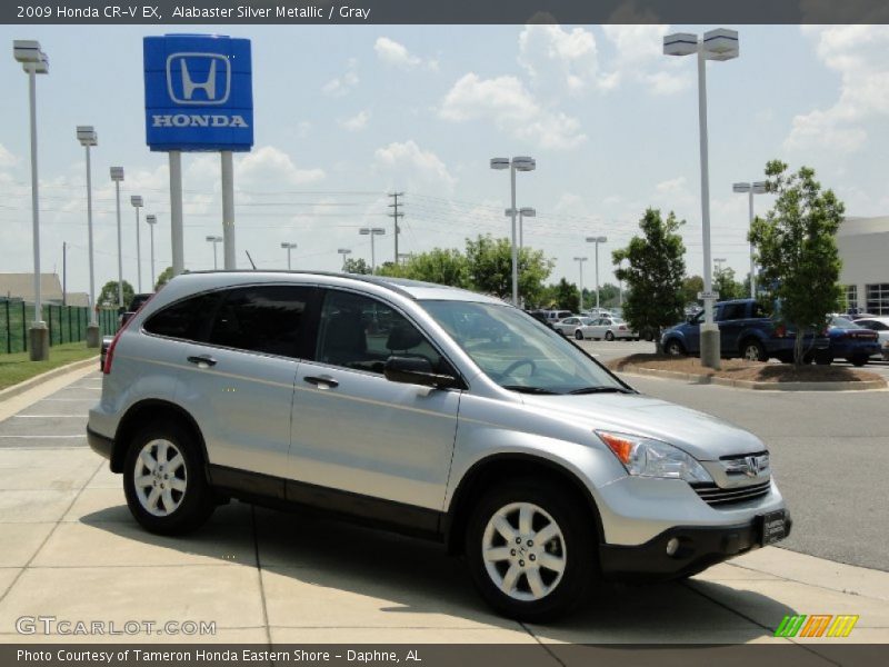 Alabaster Silver Metallic / Gray 2009 Honda CR-V EX