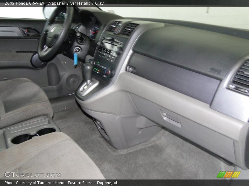 Alabaster Silver Metallic / Gray 2009 Honda CR-V EX