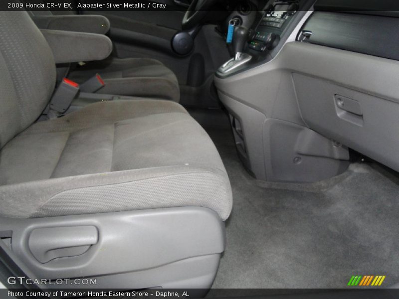 Alabaster Silver Metallic / Gray 2009 Honda CR-V EX