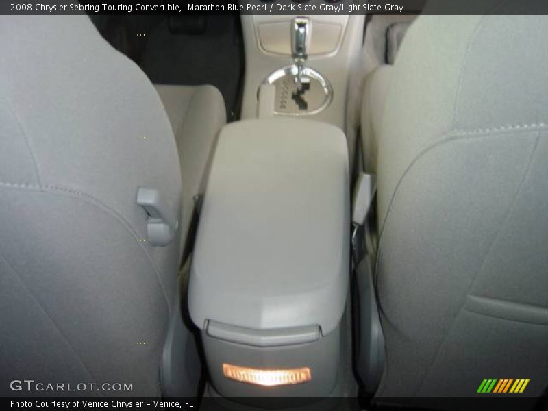 Marathon Blue Pearl / Dark Slate Gray/Light Slate Gray 2008 Chrysler Sebring Touring Convertible