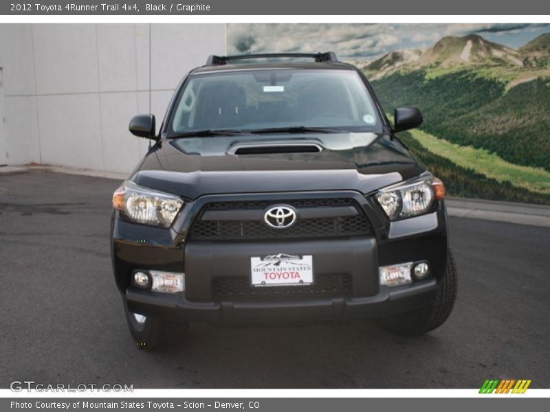 Black / Graphite 2012 Toyota 4Runner Trail 4x4