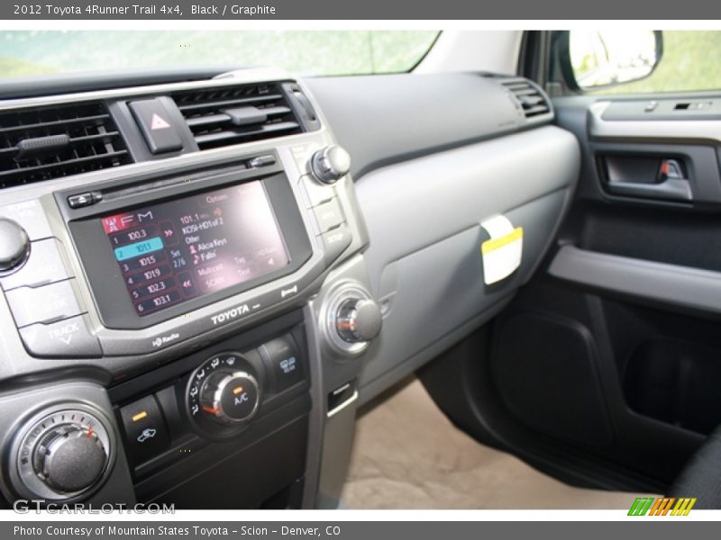 Black / Graphite 2012 Toyota 4Runner Trail 4x4