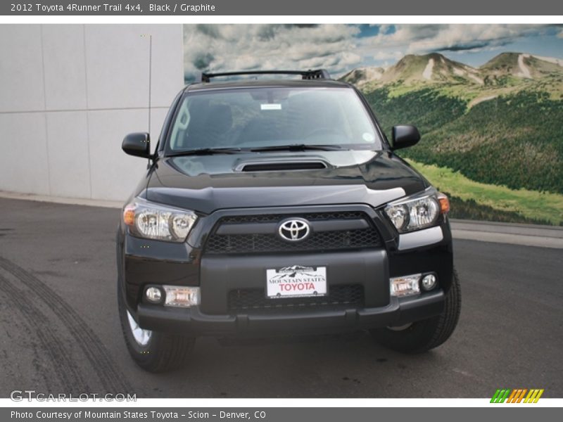 Black / Graphite 2012 Toyota 4Runner Trail 4x4