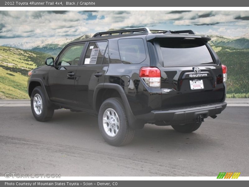 Black / Graphite 2012 Toyota 4Runner Trail 4x4