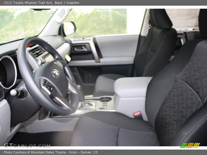 Black / Graphite 2012 Toyota 4Runner Trail 4x4