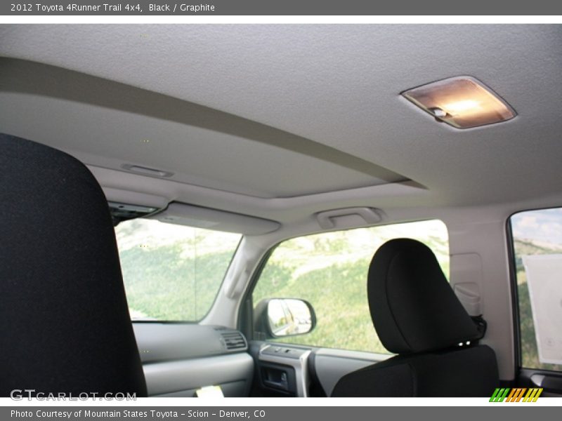 Black / Graphite 2012 Toyota 4Runner Trail 4x4