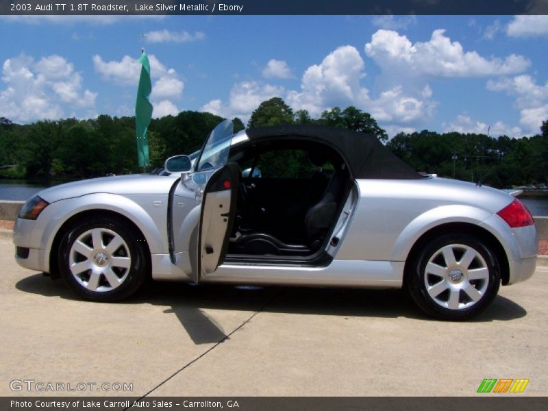 Lake Silver Metallic / Ebony 2003 Audi TT 1.8T Roadster