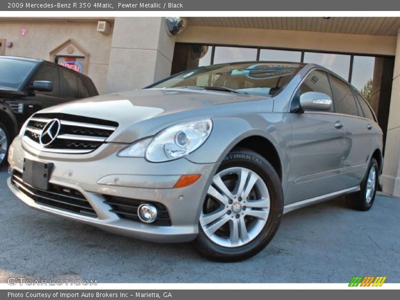 Pewter Metallic / Black 2009 Mercedes-Benz R 350 4Matic