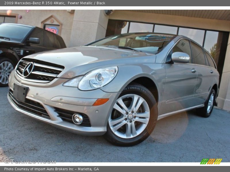 Pewter Metallic / Black 2009 Mercedes-Benz R 350 4Matic