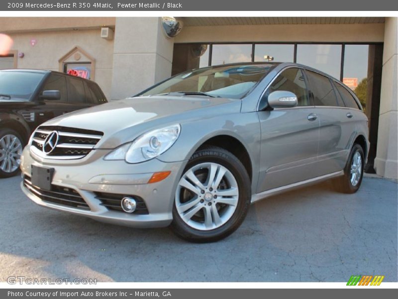 Pewter Metallic / Black 2009 Mercedes-Benz R 350 4Matic