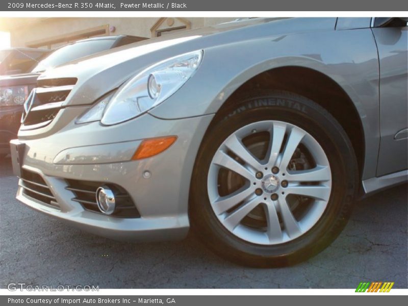 Pewter Metallic / Black 2009 Mercedes-Benz R 350 4Matic