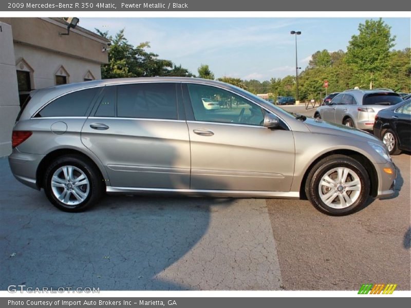 Pewter Metallic / Black 2009 Mercedes-Benz R 350 4Matic