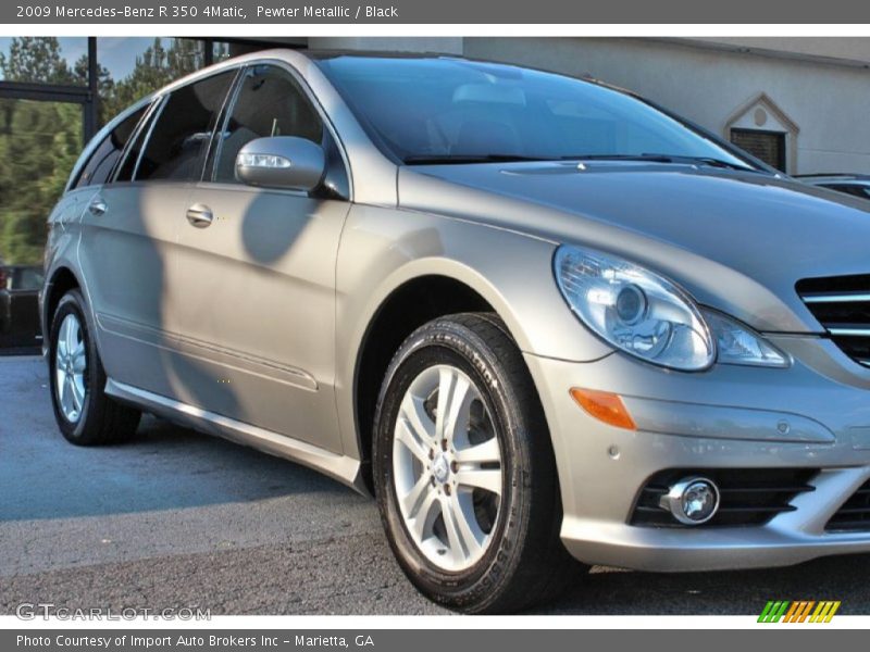 Pewter Metallic / Black 2009 Mercedes-Benz R 350 4Matic
