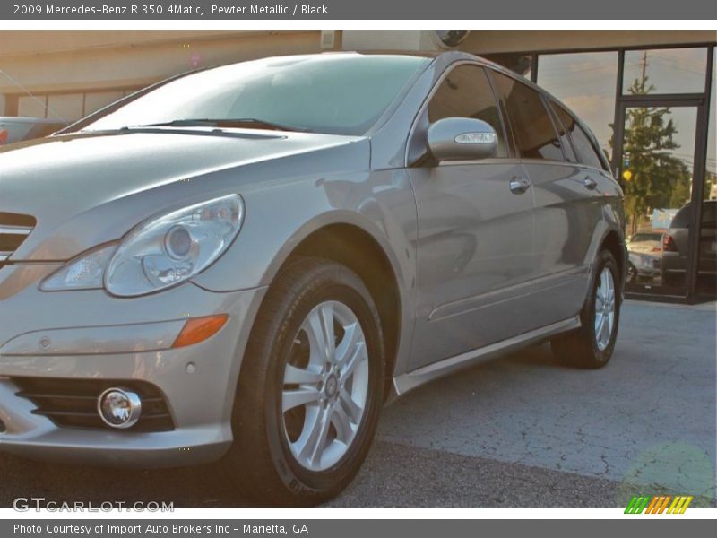 Pewter Metallic / Black 2009 Mercedes-Benz R 350 4Matic