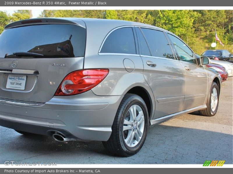 Pewter Metallic / Black 2009 Mercedes-Benz R 350 4Matic