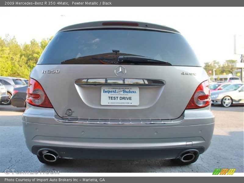 Pewter Metallic / Black 2009 Mercedes-Benz R 350 4Matic