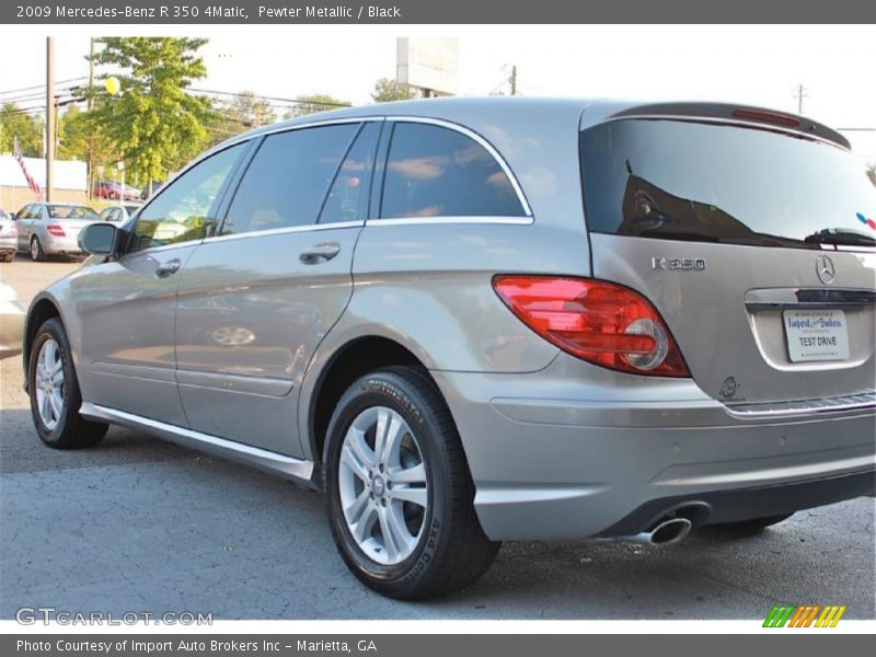 Pewter Metallic / Black 2009 Mercedes-Benz R 350 4Matic